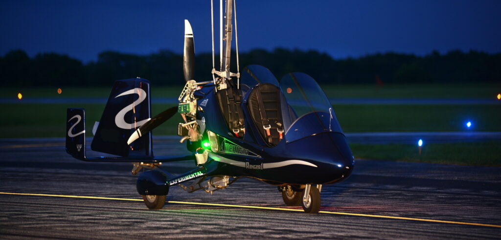 AR1 gyroplane on runway